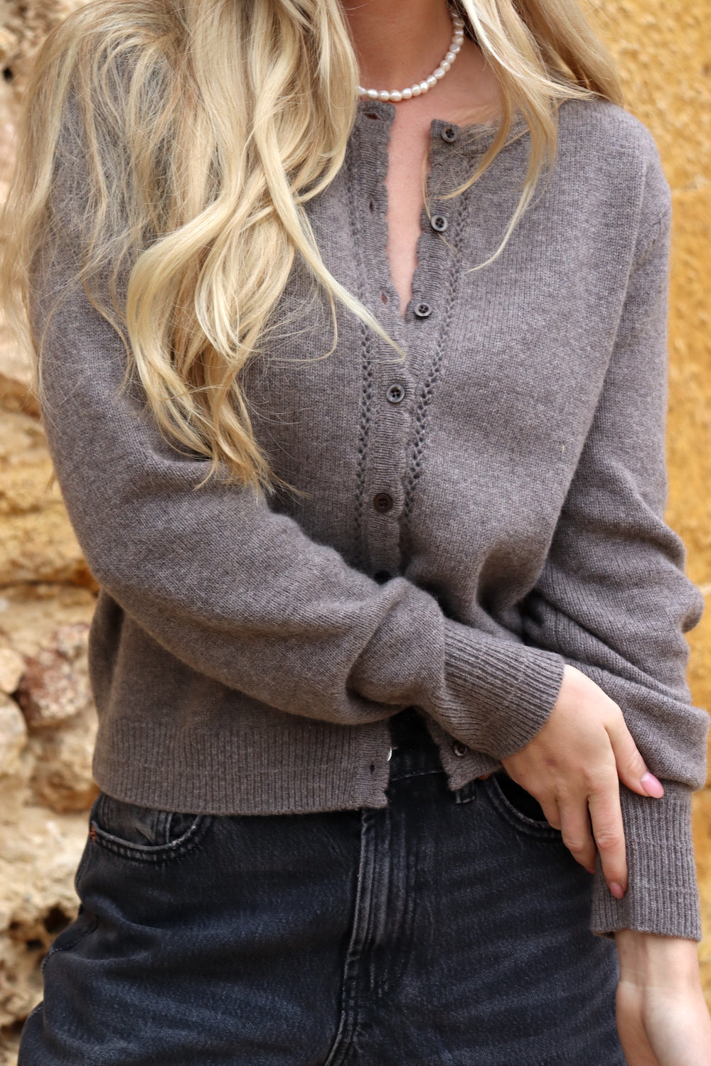 Womens Grey Cardigans