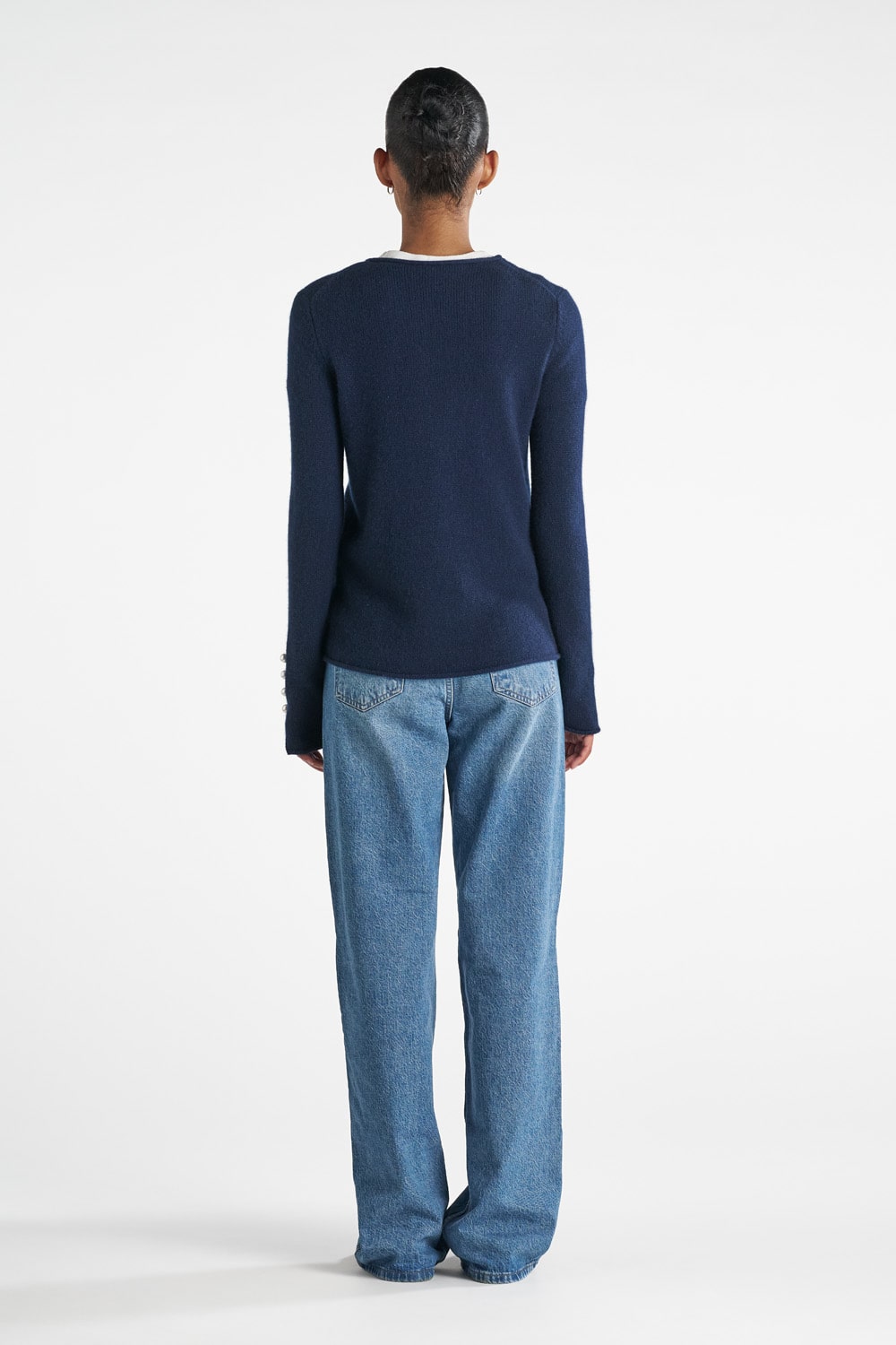 Abbelone Genser - Marineblå