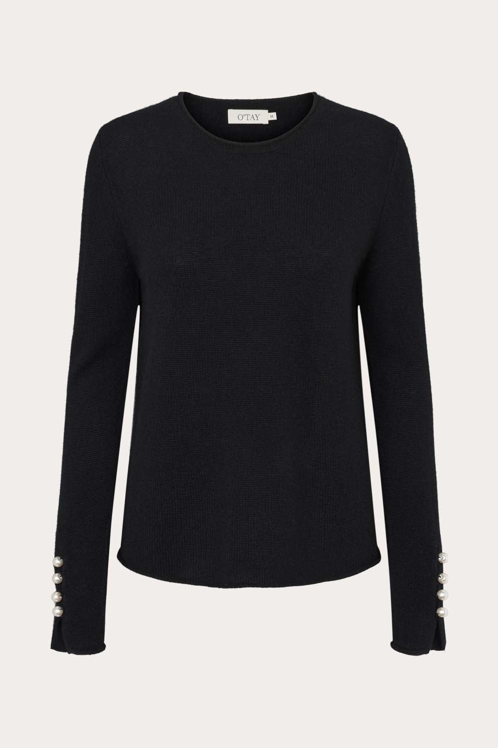 O'TAY Abbelone Sweater Blouses Black