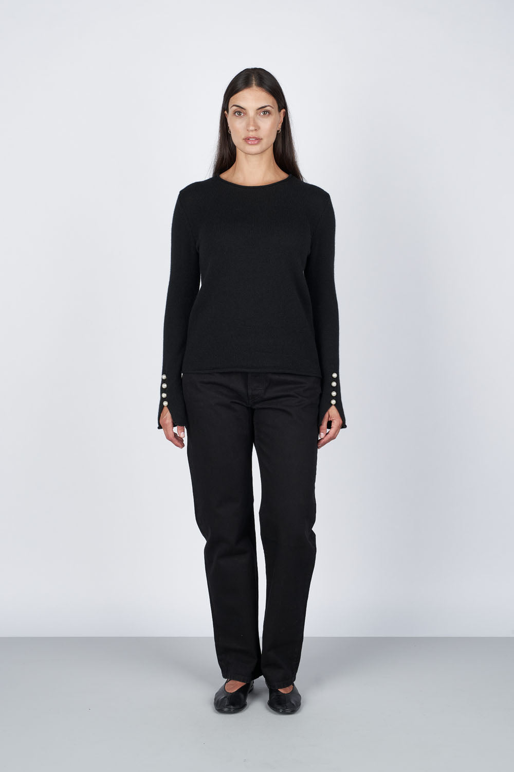 O'TAY Abbelone Sweater Blouses Black