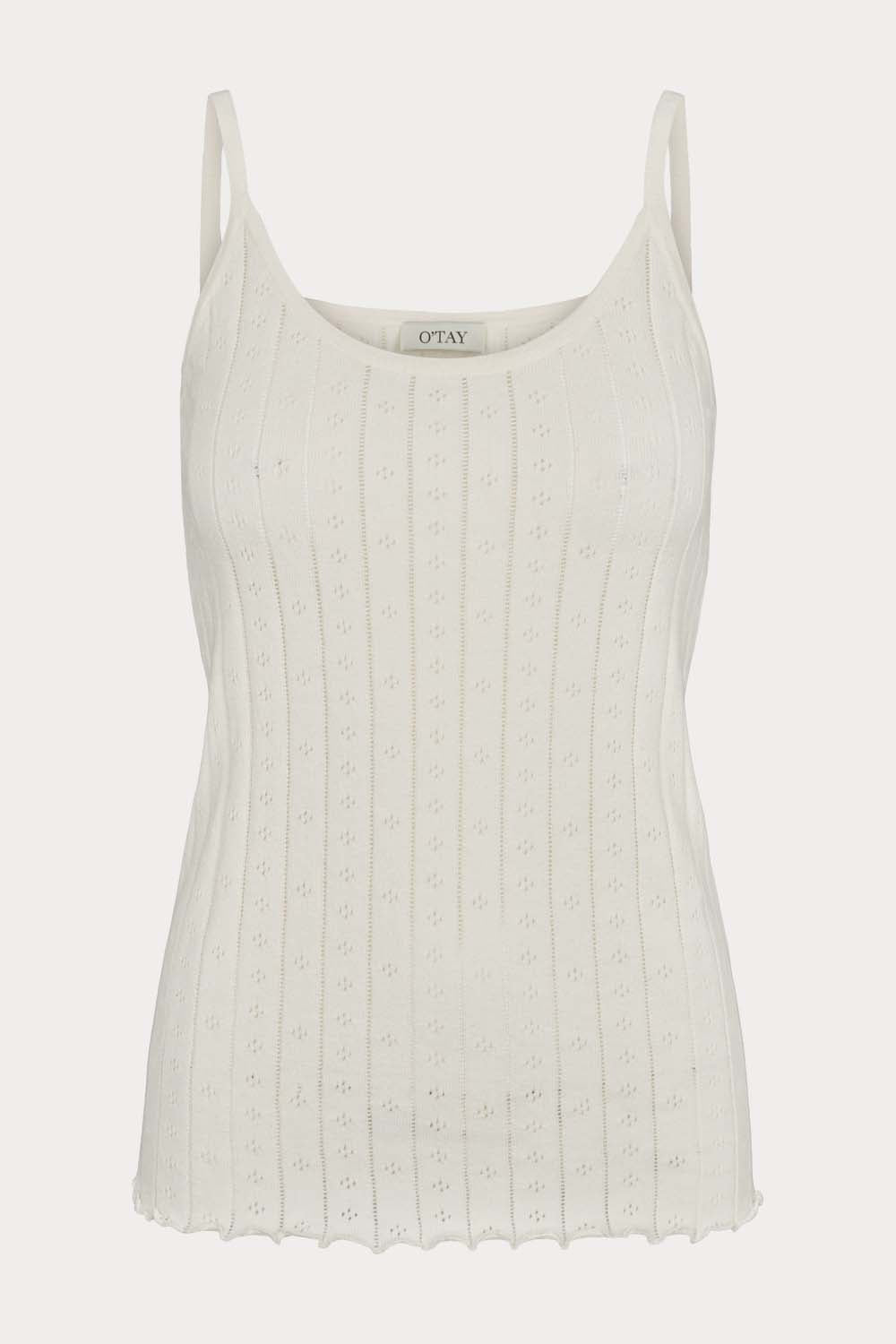 O'TAY Carla Top Tops Off White