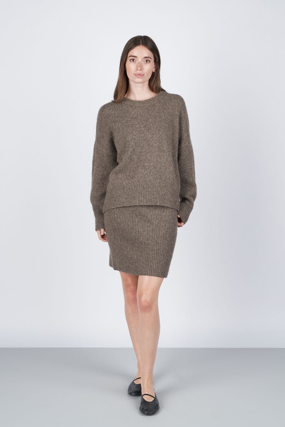 Darla-skjørt - Sjokoladefarget