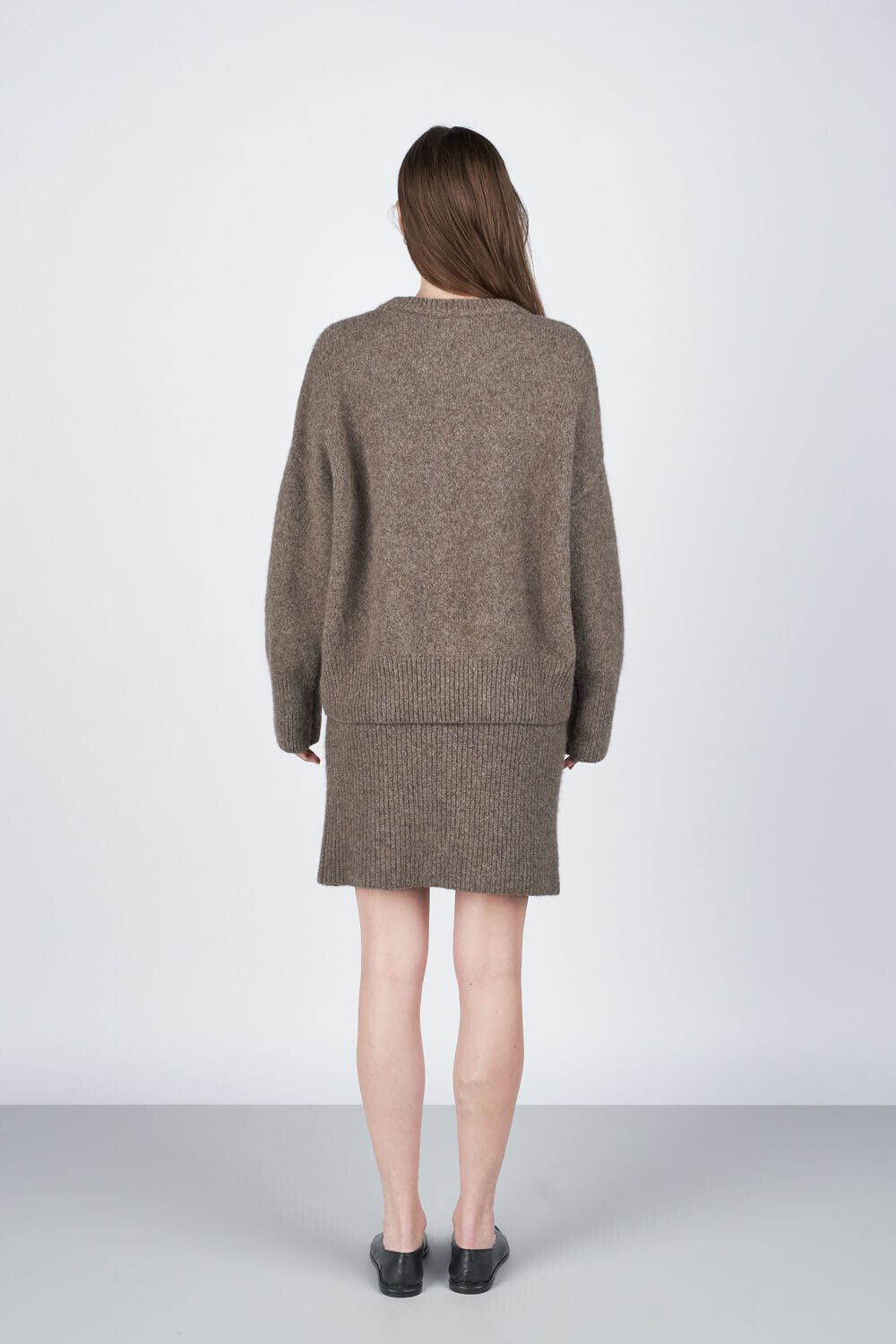 Darla-skjørt - Sjokoladefarget