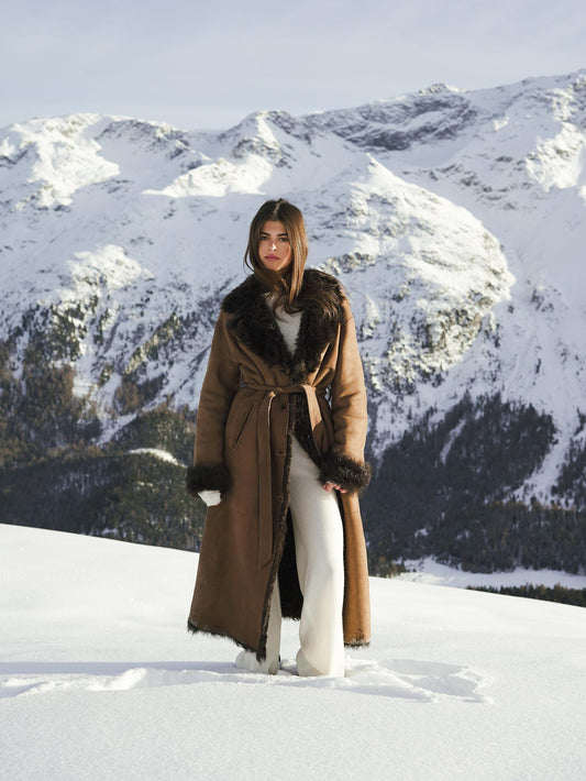 Otilia Coat - Brown