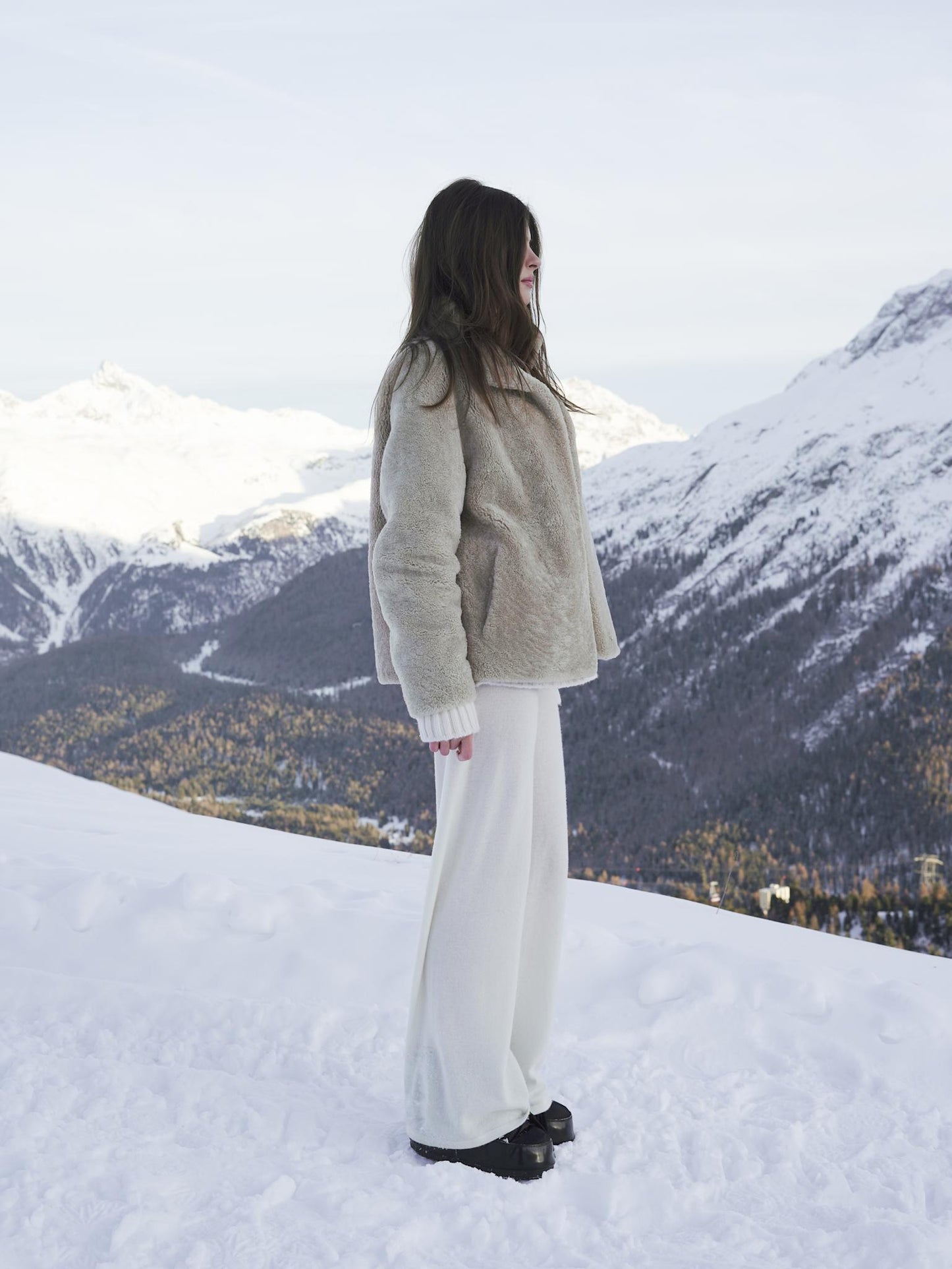 Nalani-kåpe - Mørk beige