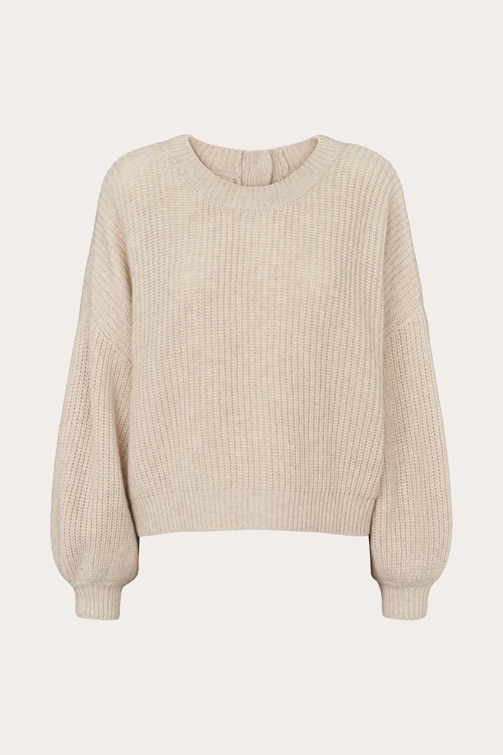 O'TAY Debby Sweater Blouses Warm Beige