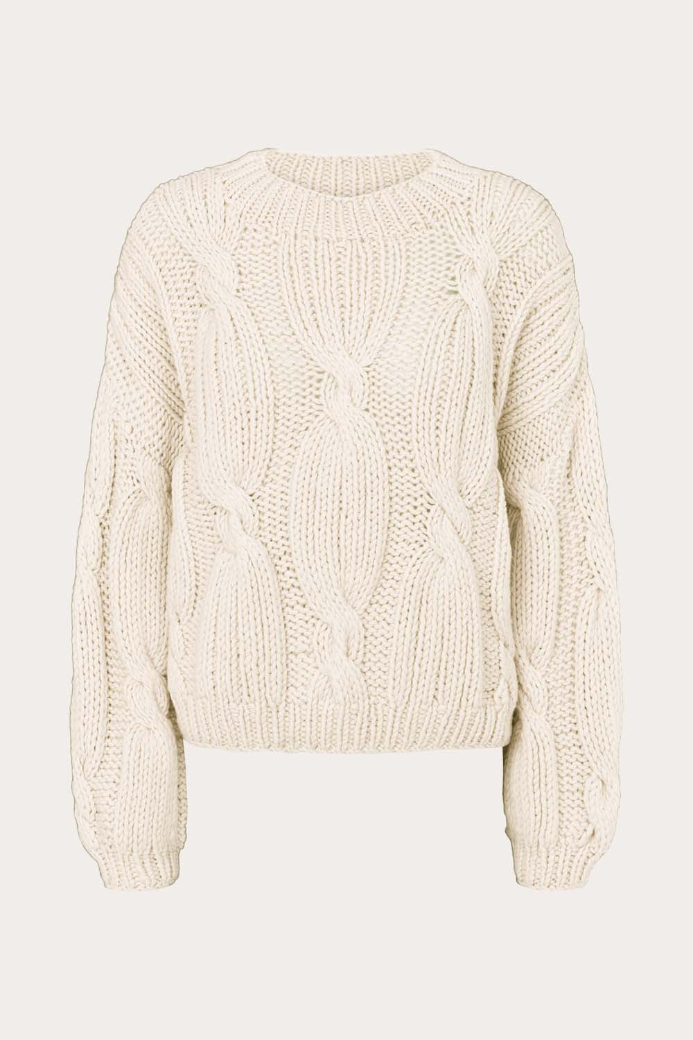 O'TAY Drew Sweater Blouses Off White