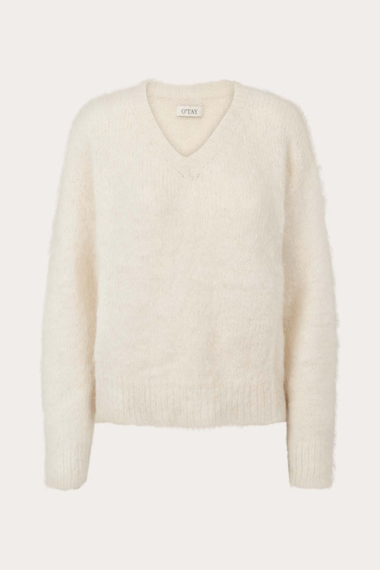 O'TAY Esmeralda Sweater Blouses Off White