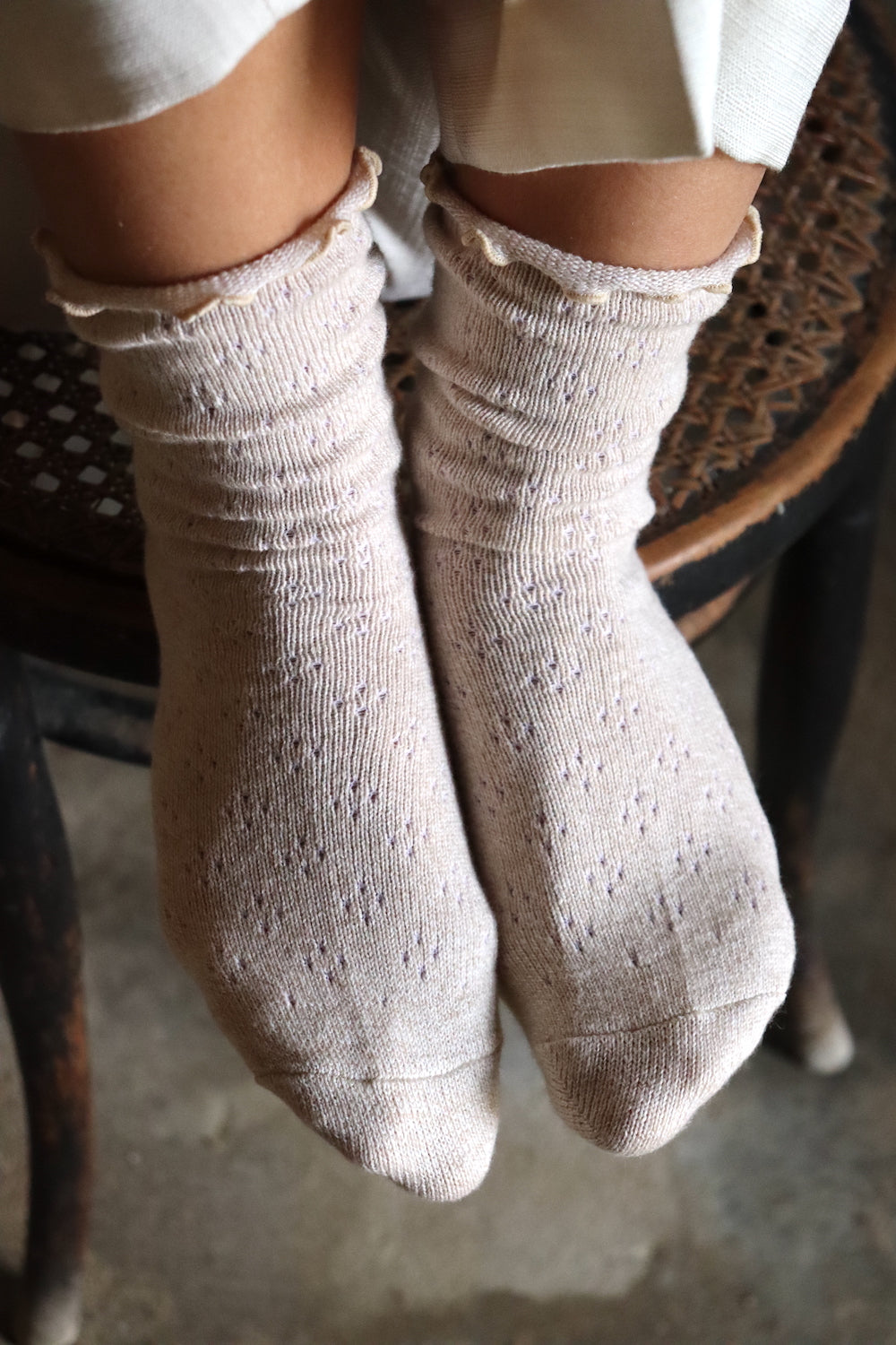 O'TAY Fawn Socks Socks Tallow