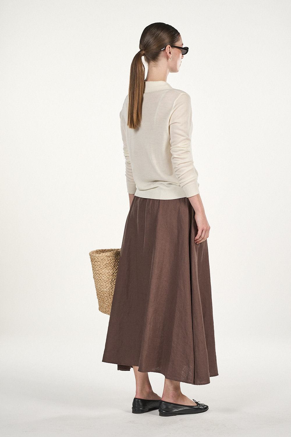 Melis Polo-bluse - Kremfarget
