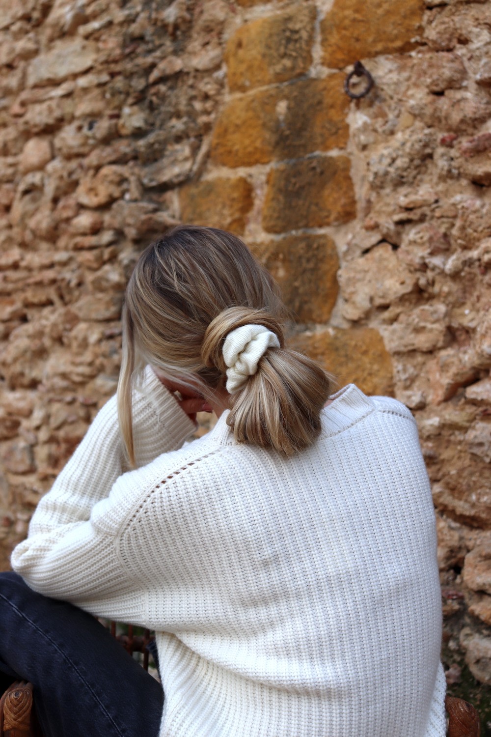 Liten Scrunchie - Off White