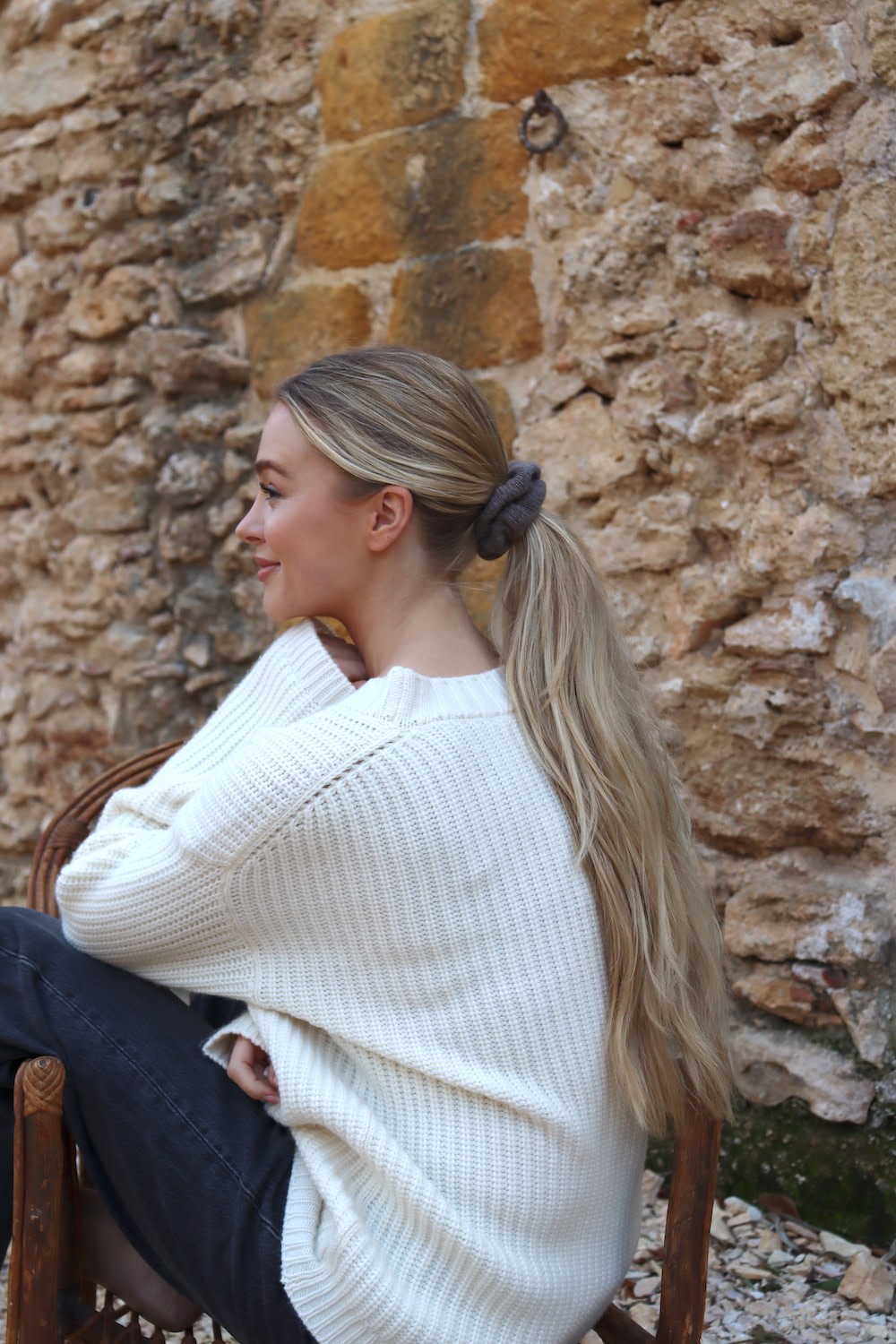 Liten Scrunchie - Brownstone
