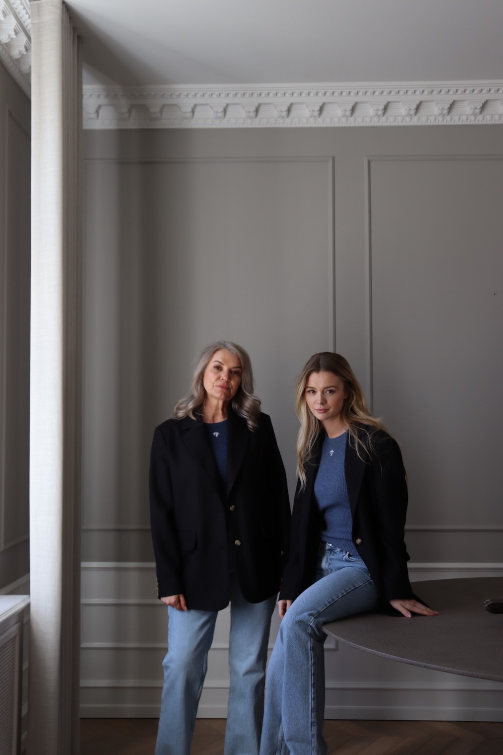 Callie Topp - Blå Melert