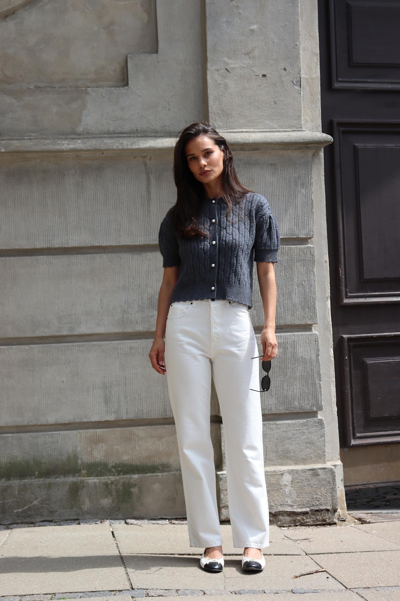 Noabelle Cardigan - Mørkegrå