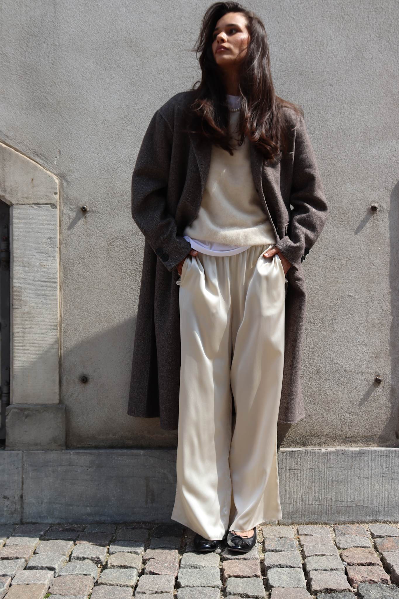 Nabila-kåpe - Grå/Brun