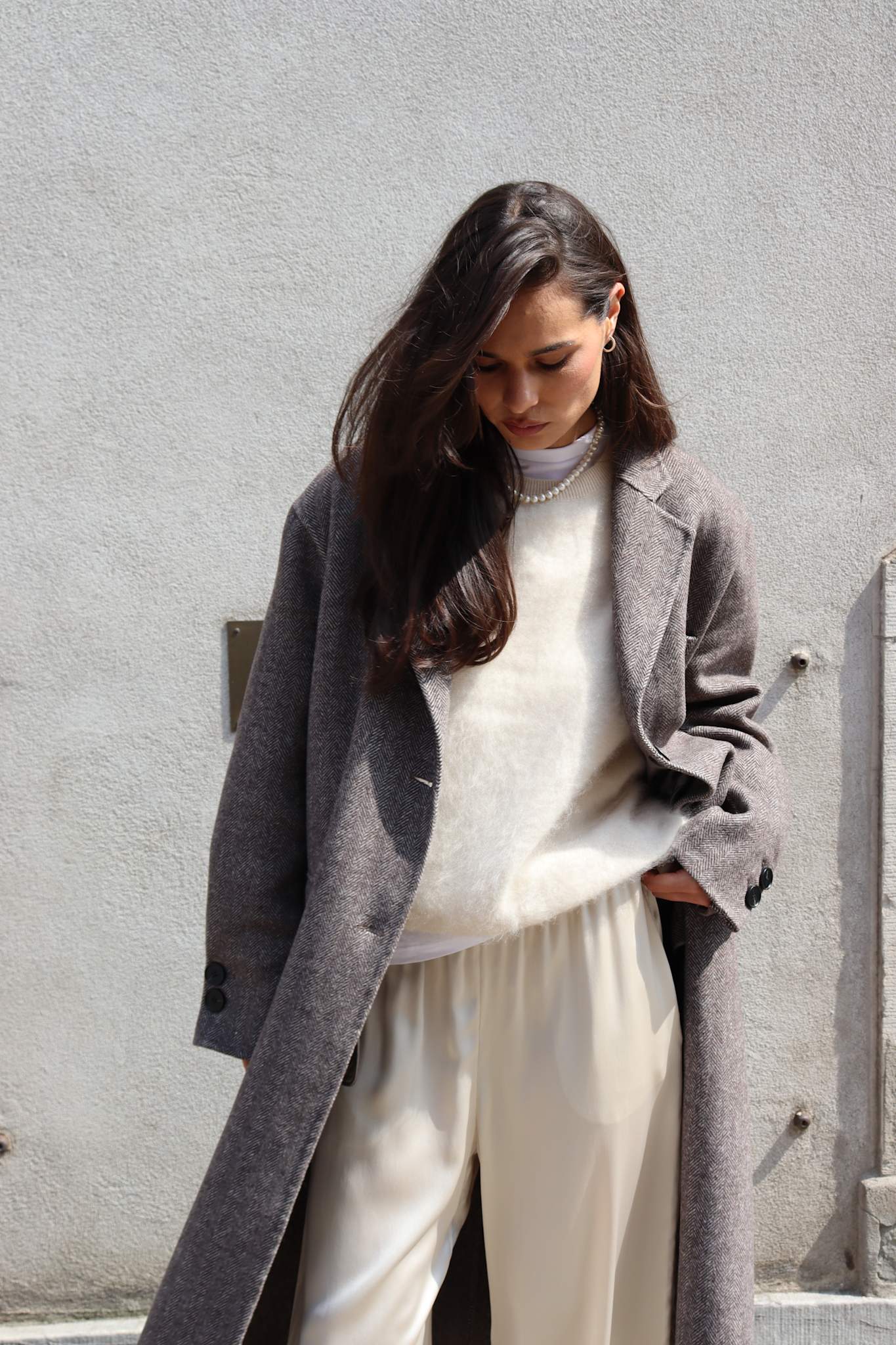 Natalina Bluse - Porselen