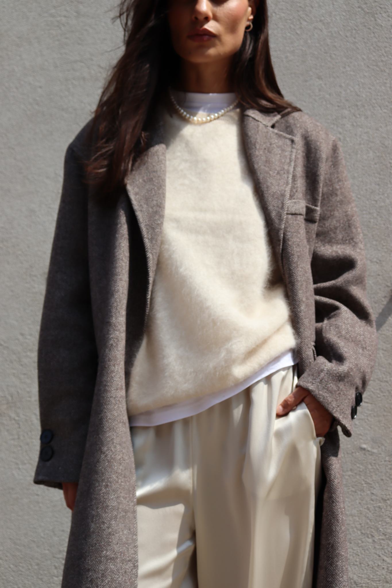 Natalina Bluse - Porselen