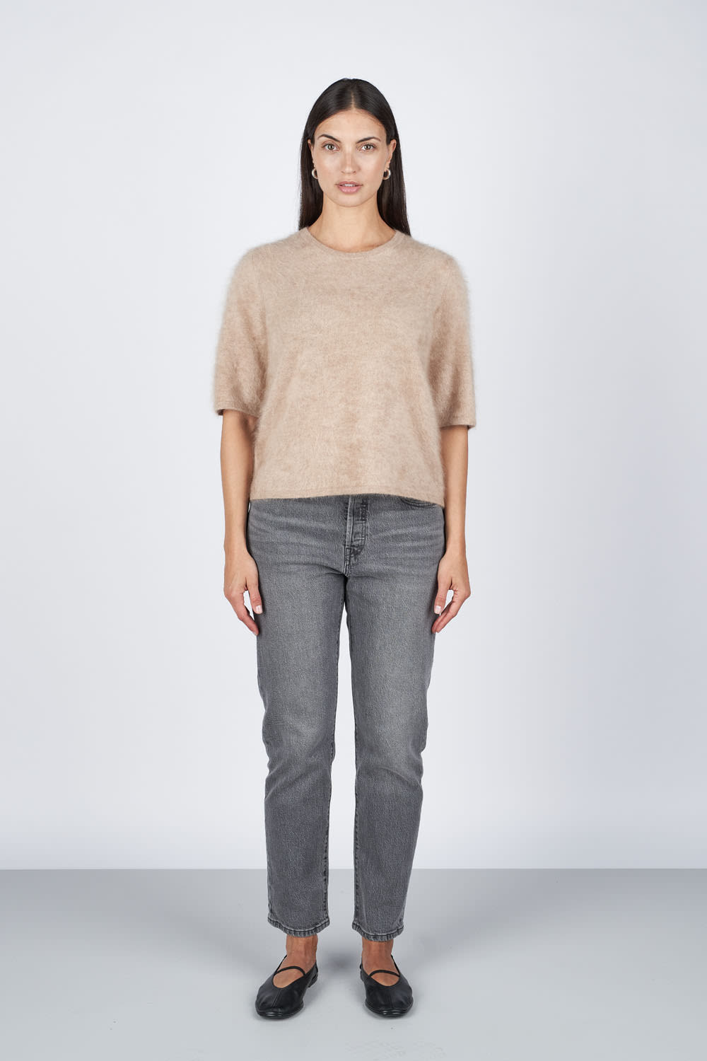 Izzie T-skjorte - Kamelmelert