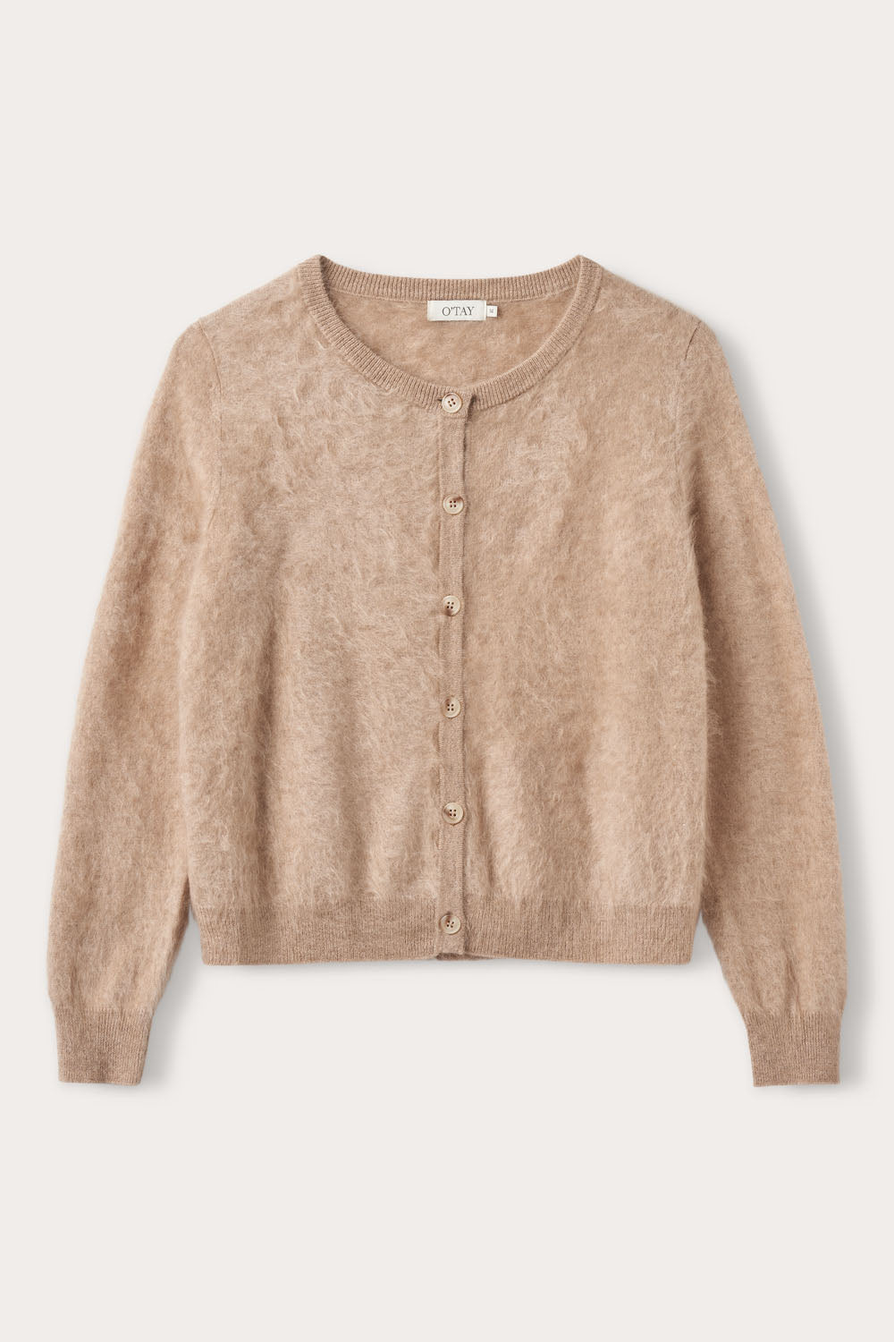 O'TAY Idelle Cardigan Cardigans Camel Melange