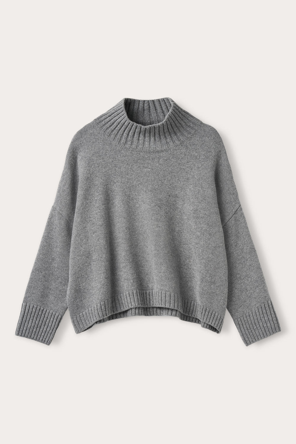 O'TAY Idette Jumper Blouses Stone Grey