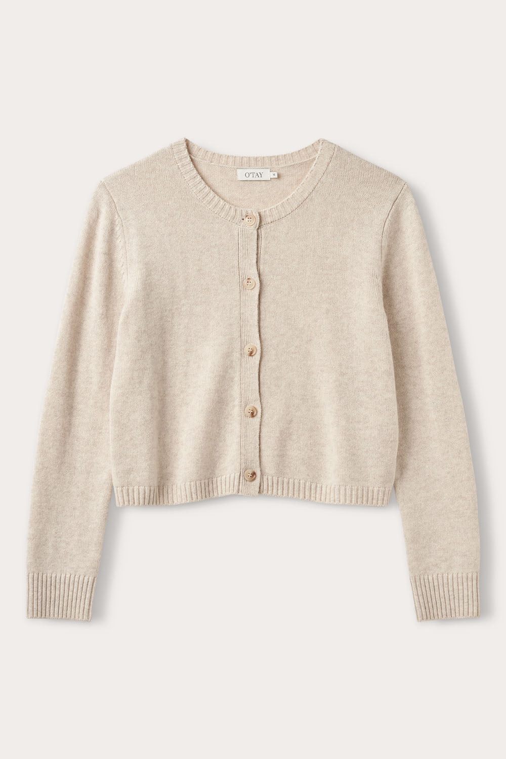 O'TAY Idona Cardigan Cardigans Warm Beige