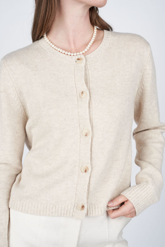 O'TAY Idona Cardigan Cardigans Warm Beige