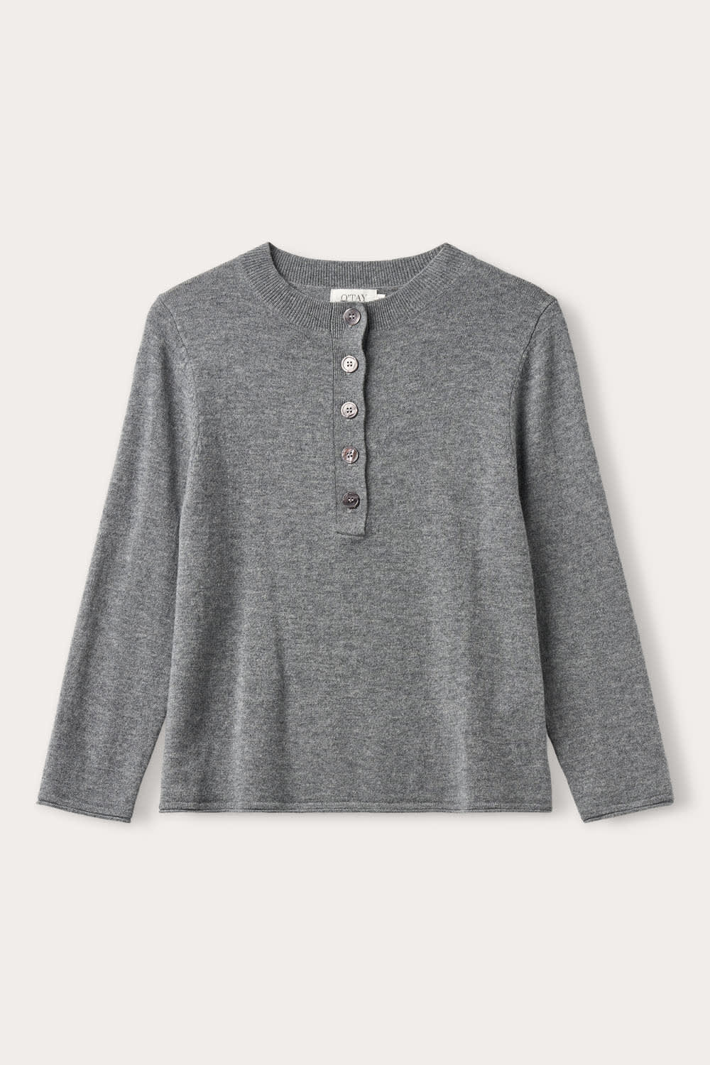 Indie-bluse - Steingrå