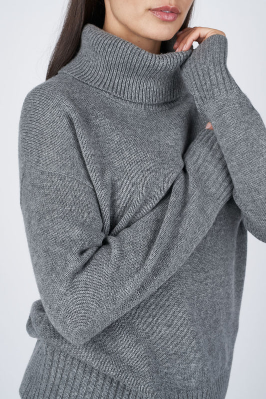 O'TAY Irene Jumper Cardigans Stone Grey