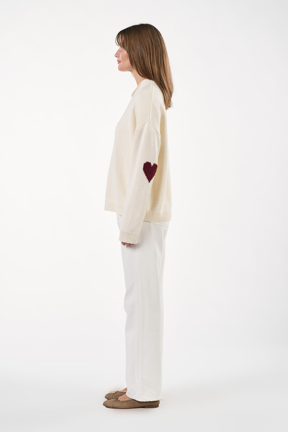 Kaia Genser - Off White/Bordeaux