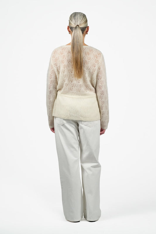 Koné-bluse - Off White