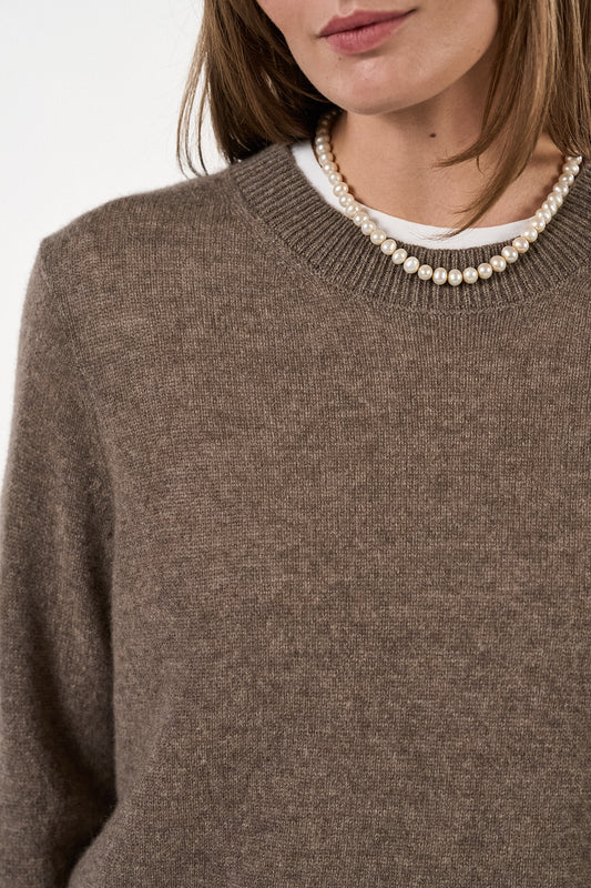 Blondebluse - Brownstone