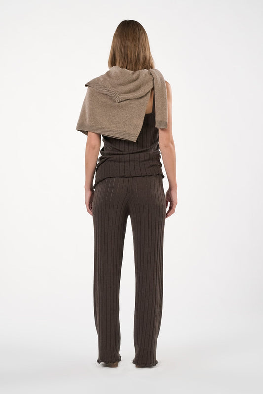 Lace Blouse - Walnut
