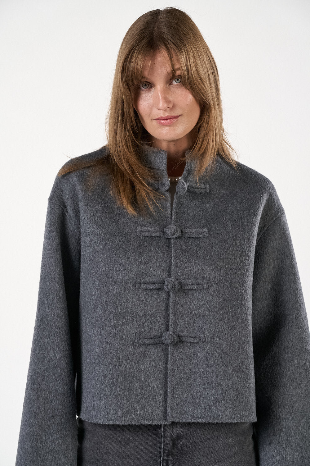Lily Coat - Dark Grey
