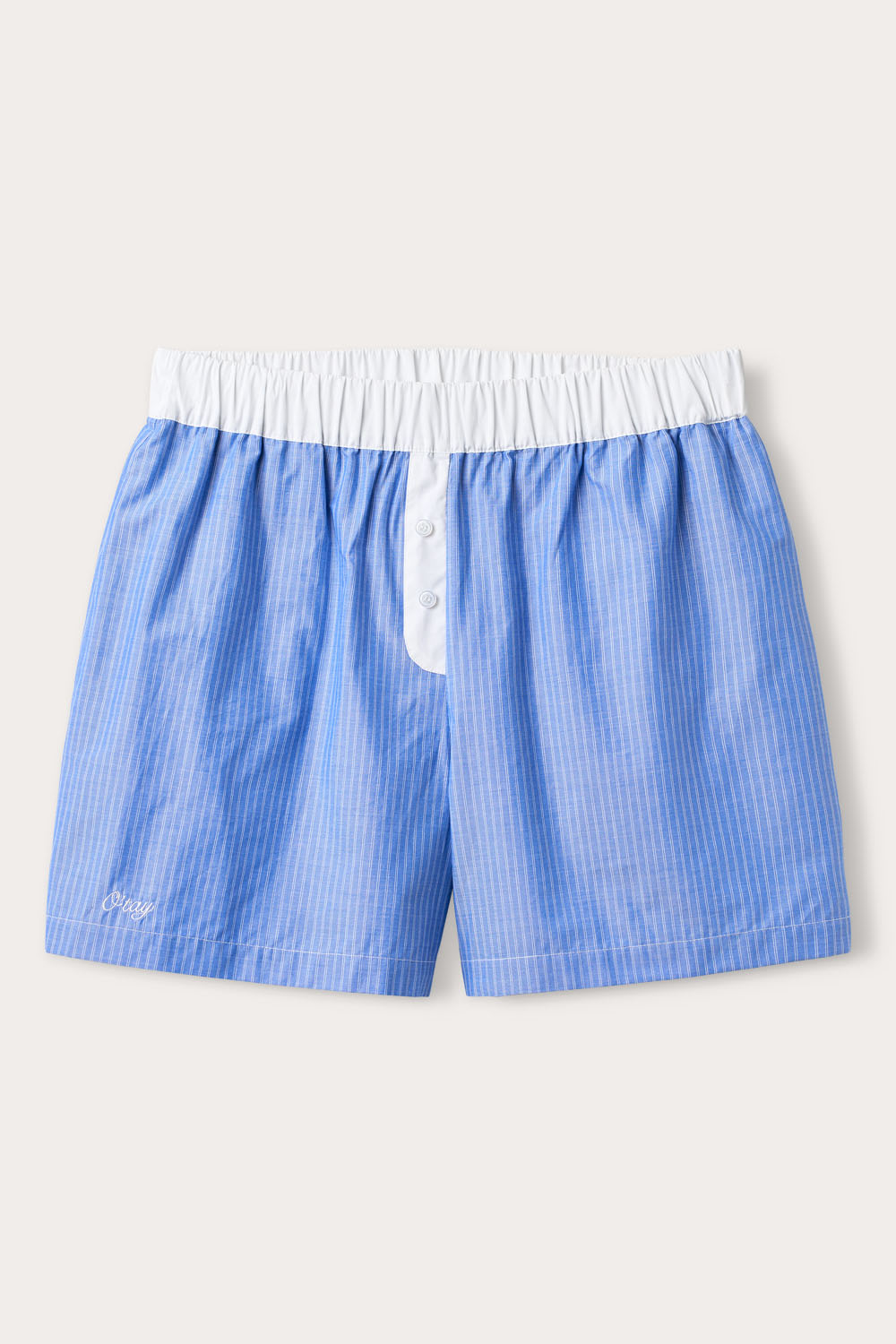 Macha Shorts - Blå Stripe