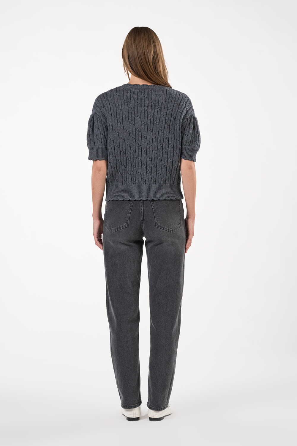 Noabelle Cardigan - Mørkegrå