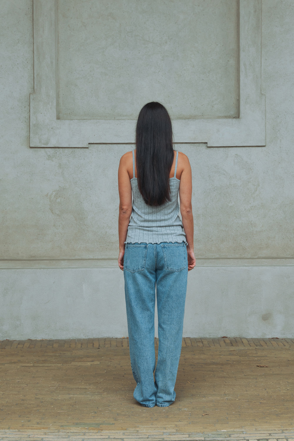 Carla Top - Frost Grey