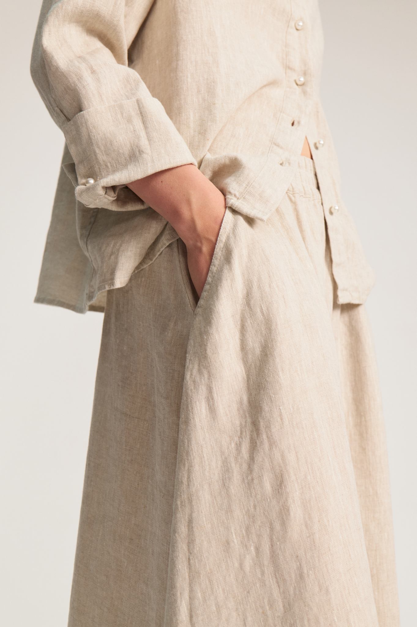 Gerda-skjørt - Lin