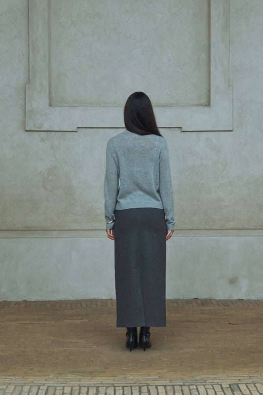 Oceania Cardigan - Grey Melange