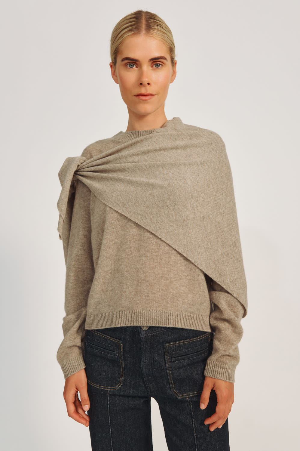 Lace Blouse - Mink