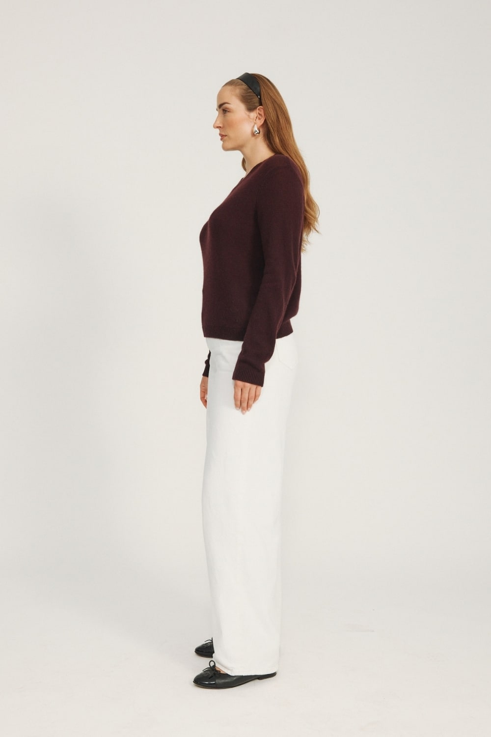Lace Blouse - Plum