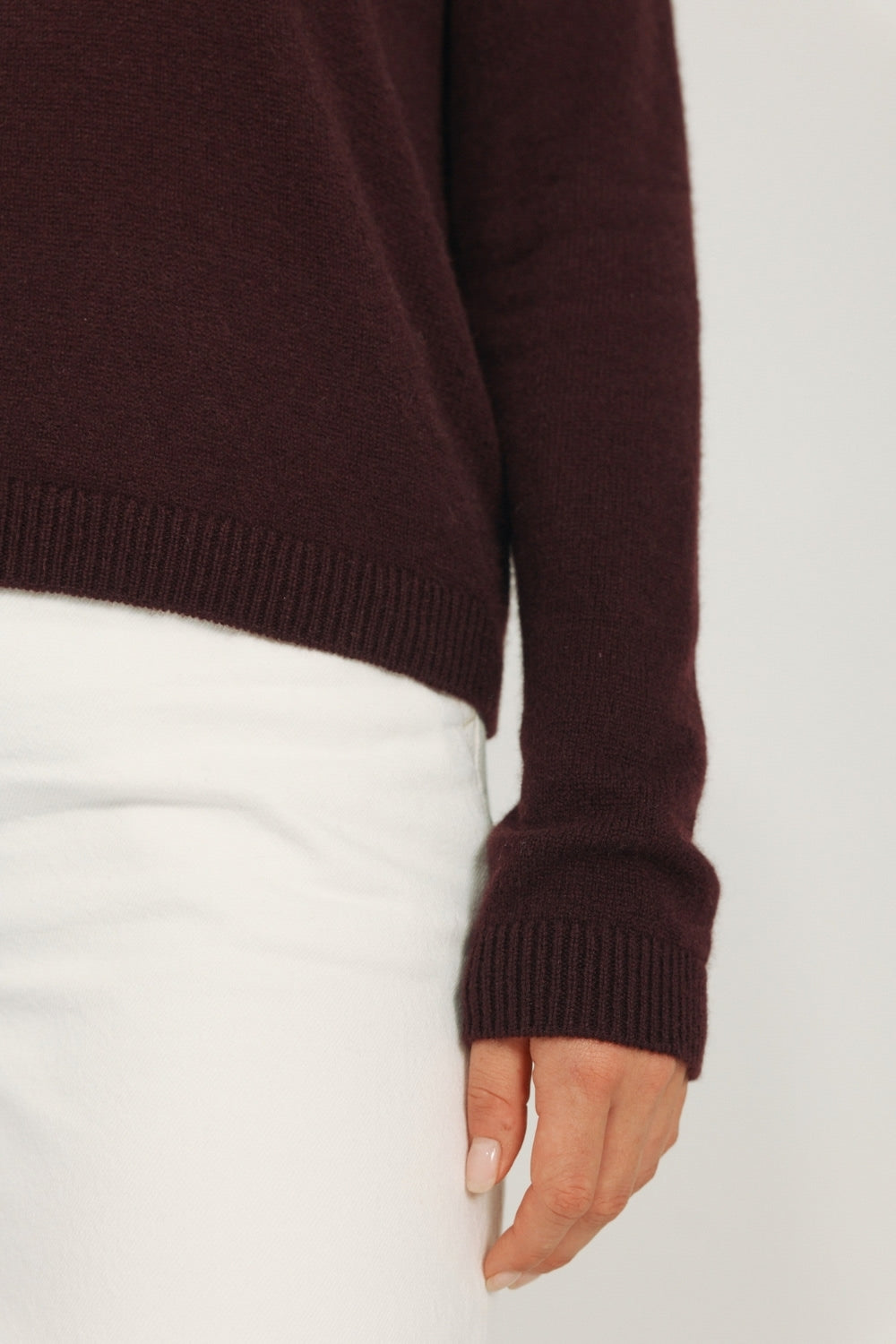 Lace Blouse - Plum