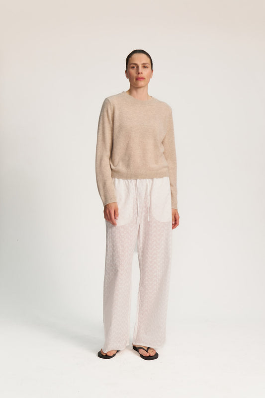 Lace Blouse - Chalk