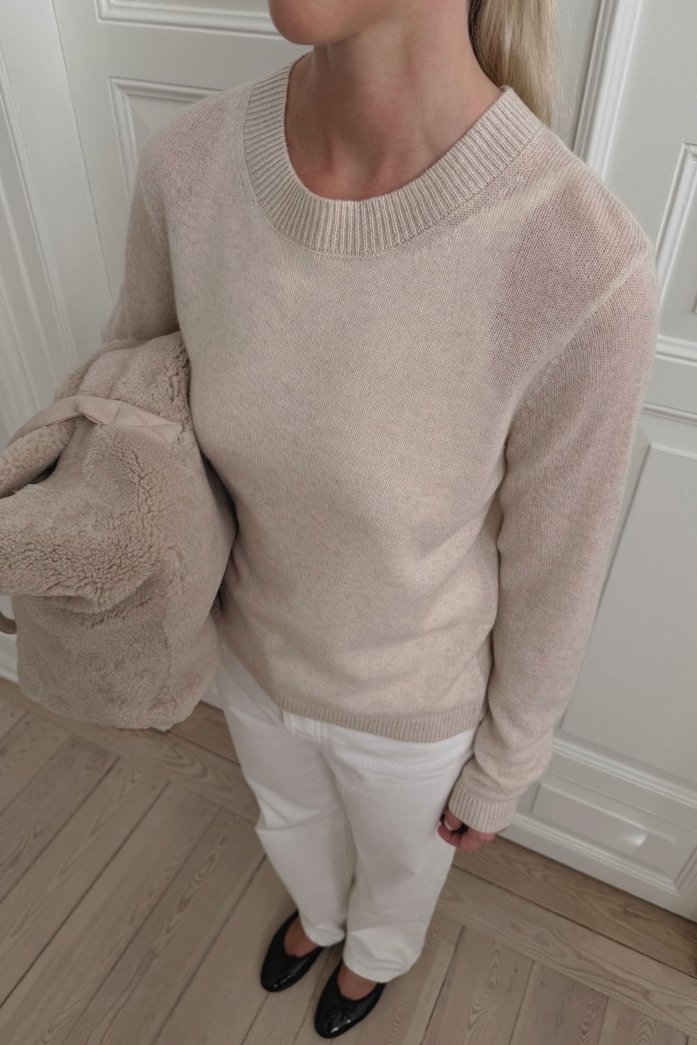 Lace Blouse - Warm Beige