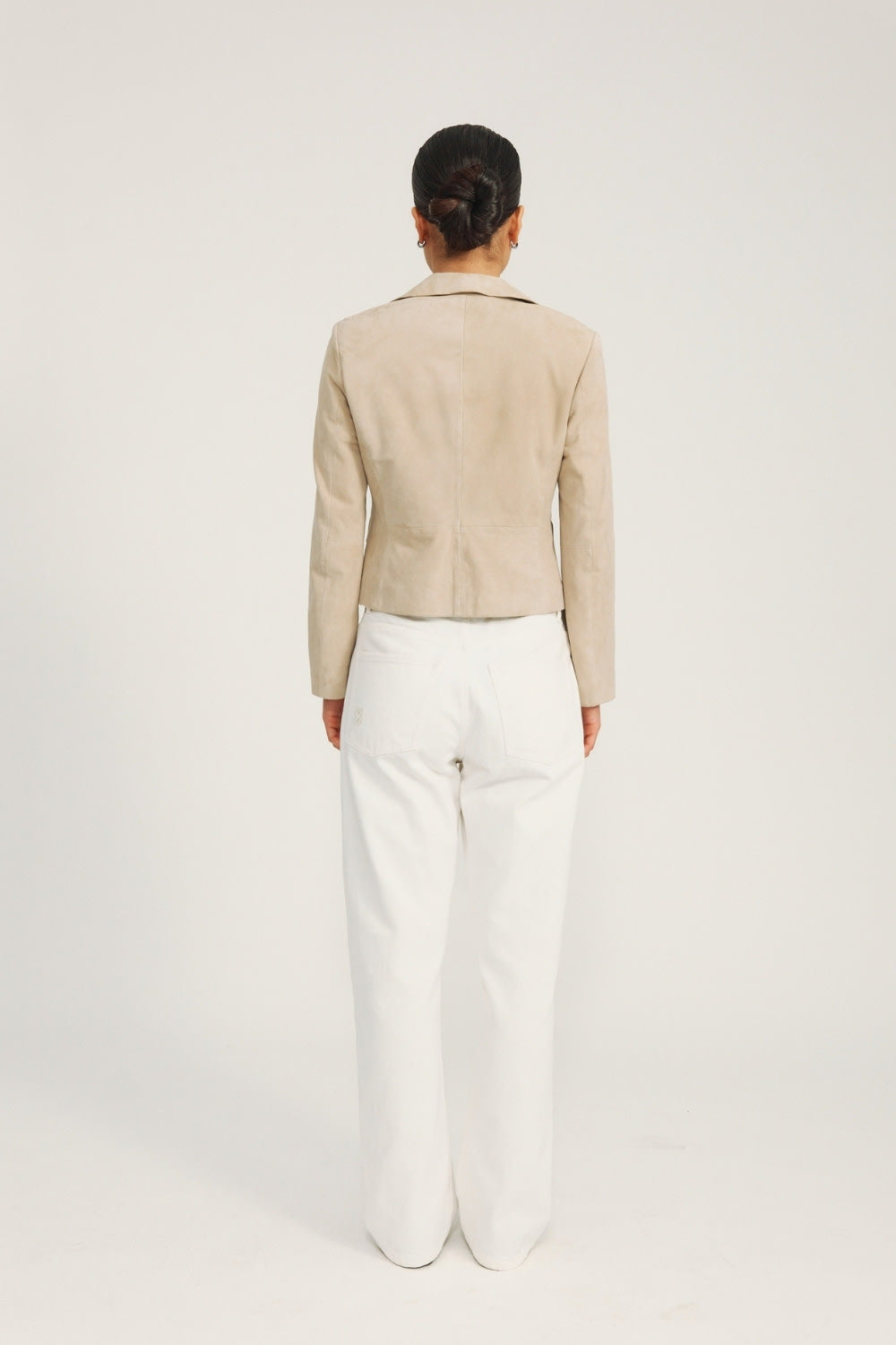 Amy Blazer Suede - Beige
