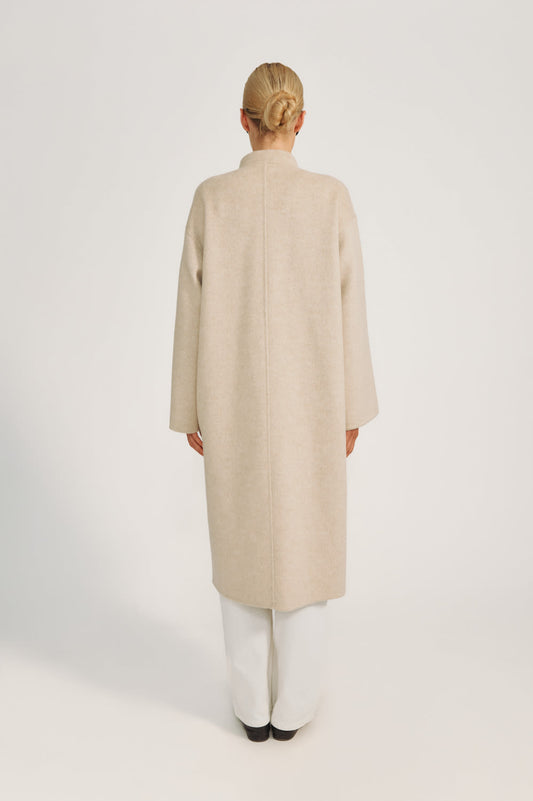 Paige Coat - Porcelain