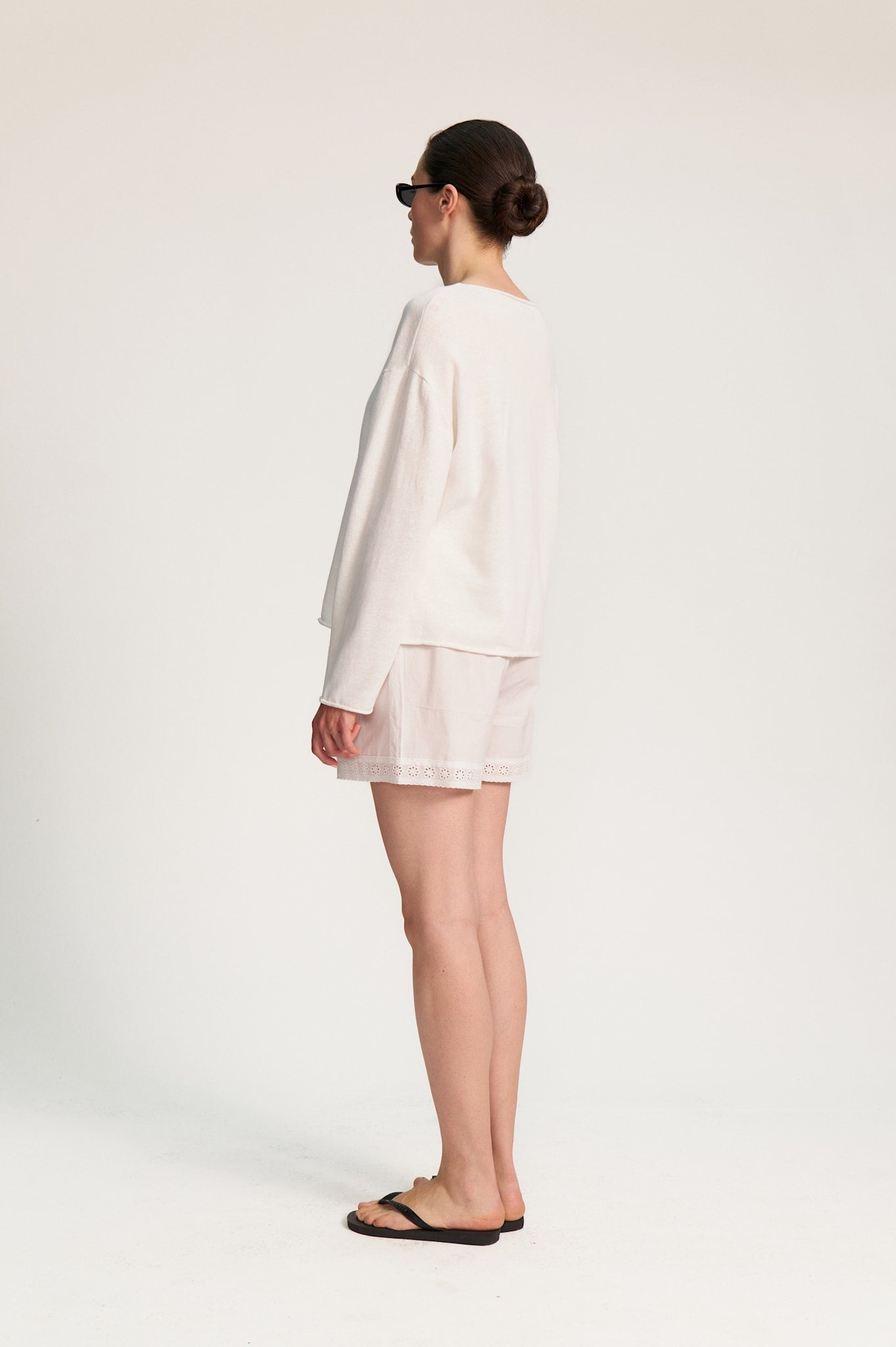 Rhea Shorts - White