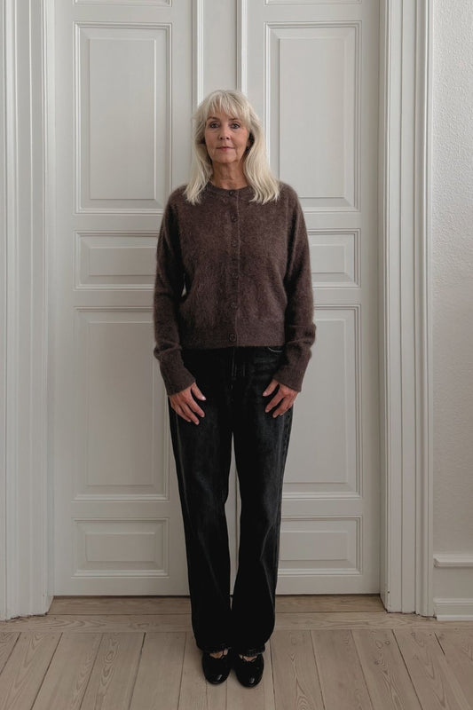 Selma Cardigan - Chocolate Fudge