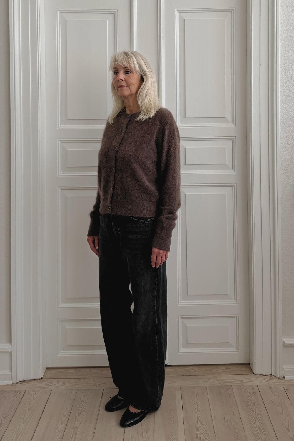 Selma Cardigan - Chocolate Fudge