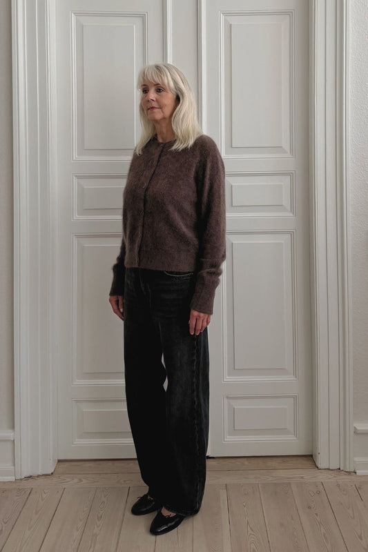 Selma Cardigan - Chocolate Fudge