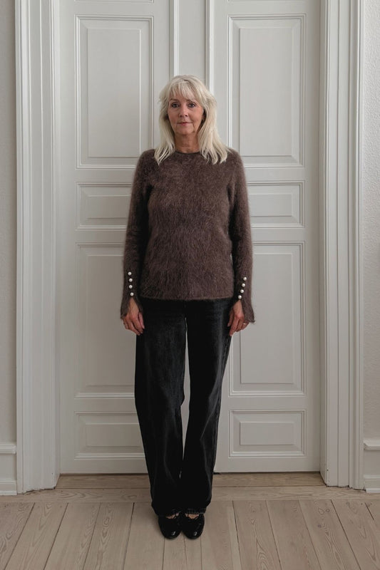 Abbelone Sweater Brushed - Chocolate Fudge